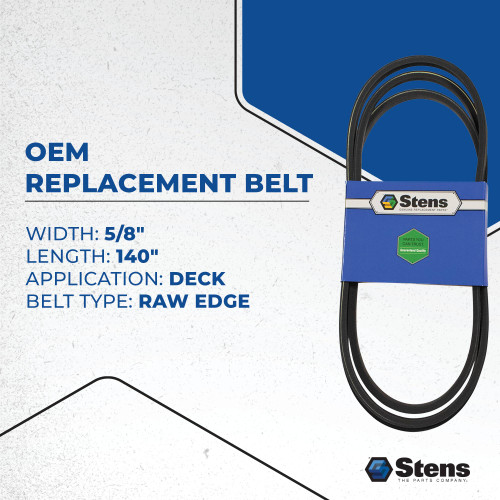 Stens OEM Replacement Belt 265-146 for Scag 481558