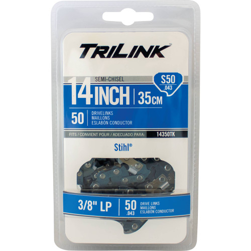 Chain Pre-Cut Loop .043" Chainsaw Gauge, 3/8" LP Chainsaw Pitch 14350TK