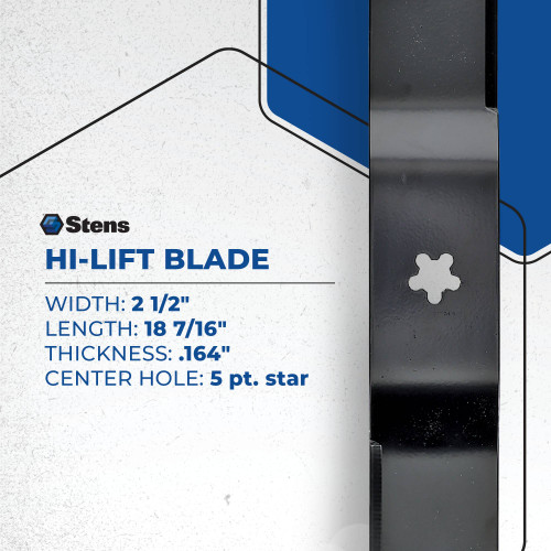 Hi-Lift Blade For Husqvarna 96784490100, 96768100100, 96768090100 330-903