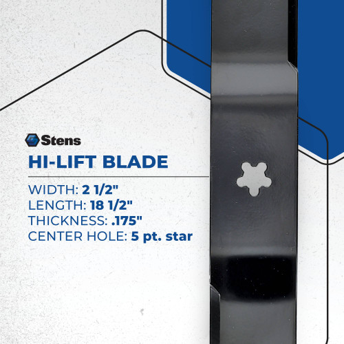 Hi-Lift Blade For Husqvarna 96041041900, 96041044500, 96043024000 330-907