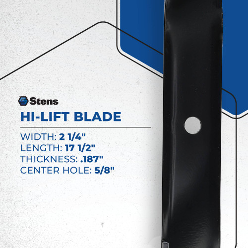 Hi-Lift Blade For Exmark Quest QSS708GEM50200, QT24KA501, QTE691KA501; 330-901