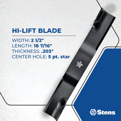 Hi-Lift Blade For Husqvarna 96769610100, 96769600101 and 96798470100 330-905