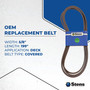 Stens OEM Replacement Belt 265-164 for Exmark Next Lazer Z and Lazer Z AS 116-1985