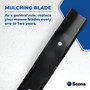 Mulching Blade For Husqvarna 961450026, 96133003300, 96133003301 325-909