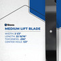 Medium-Lift Blade For Jacobsen HR600 and HF800 4291662 1/2" Center Hole 310-917