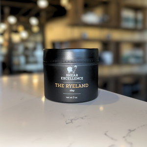 The Romney, a men's hair styling clay, by Shear Excellence, is now available for purchase.