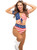 Patriotic Hi-Rise Ultra Cheeky Brief