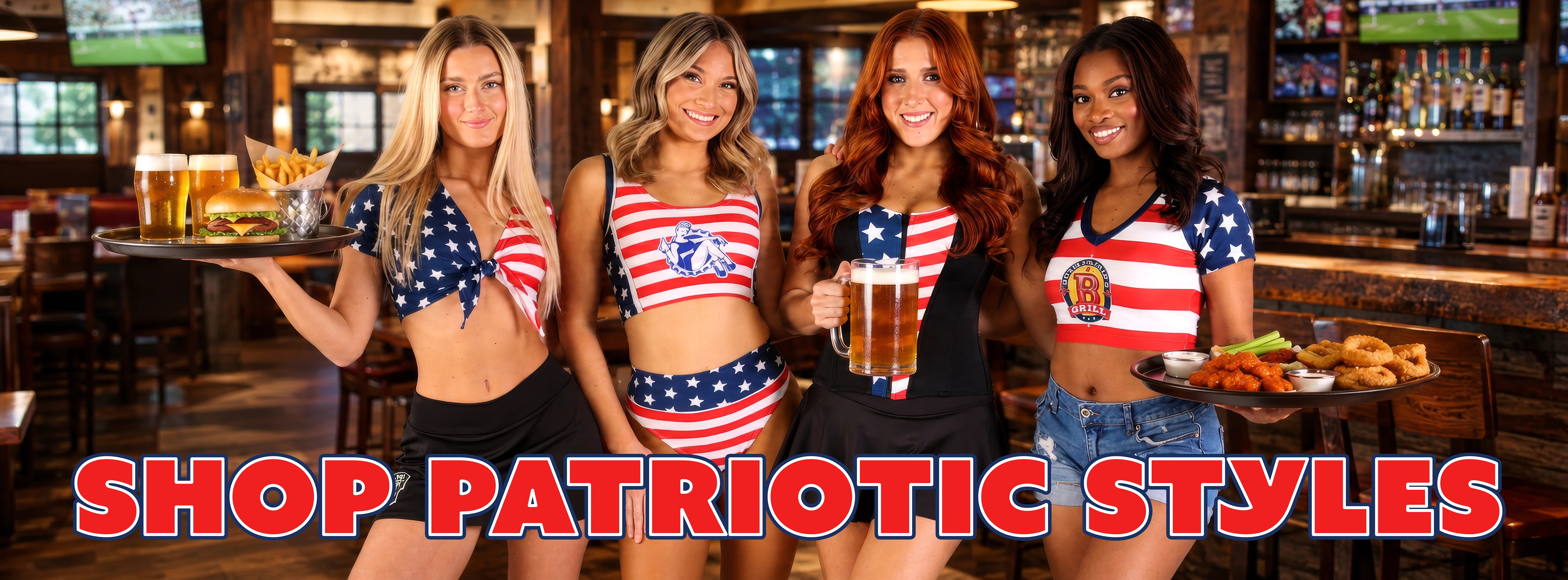 Patriotic, Red White blue, Americana Styles
