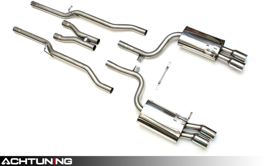 Milltek SSXAU048 Non-Resonated Catback Exhaust Audi B7 S4