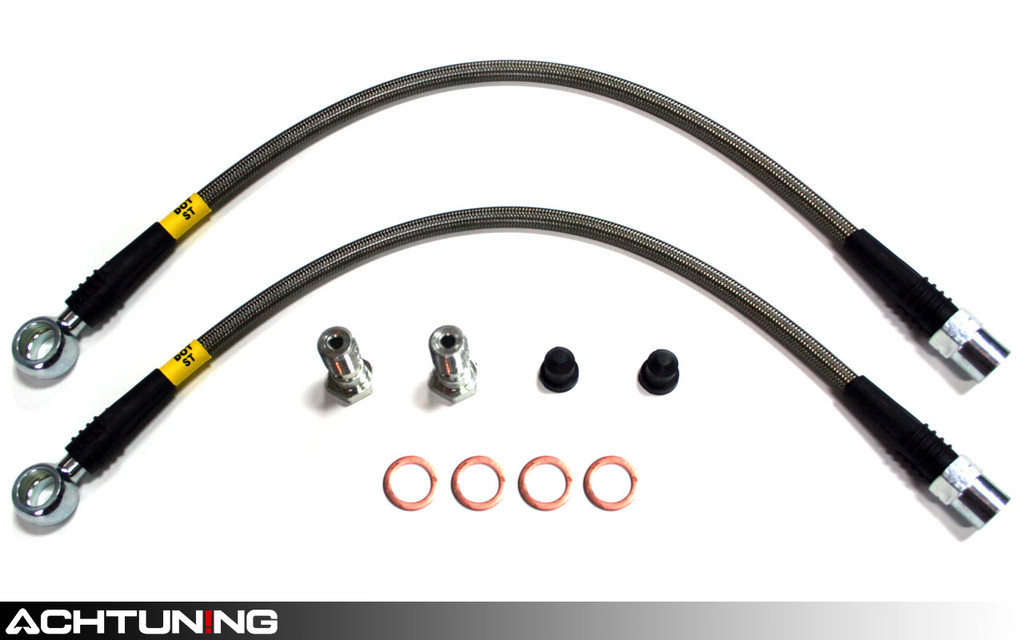 StopTech 950.33503 Stainless Steel Rear Brake Lines Audi C5 A6 and S6