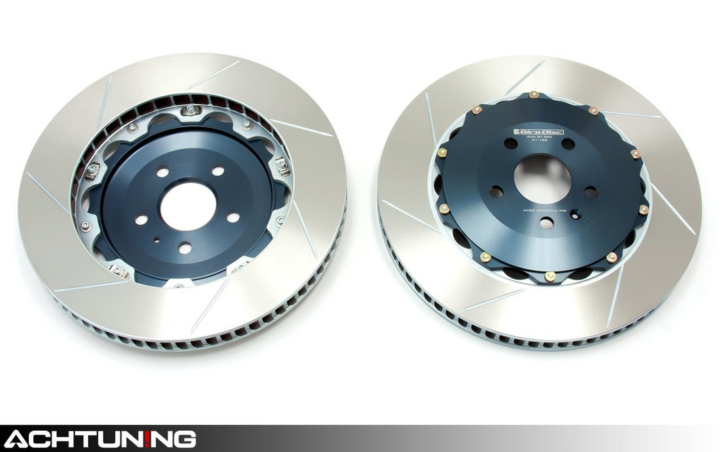 Girodisc A1-187 Front Brake Rotor Pair Audi C7 S6 S7 and D4 S8