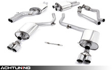 Milltek SSXAU261 Full Quad Tip Street Exhaust Audi B8 S4