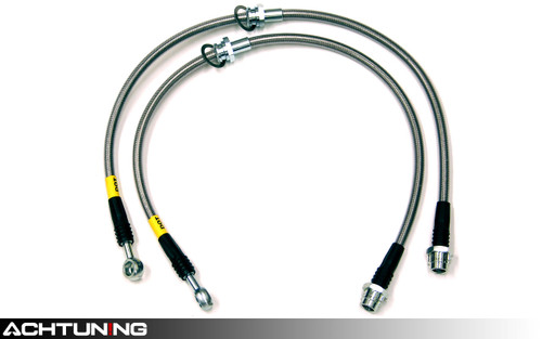 StopTech 950.33004 Stainless Steel Front Brake Lines Audi Mk1 TT 3.2L