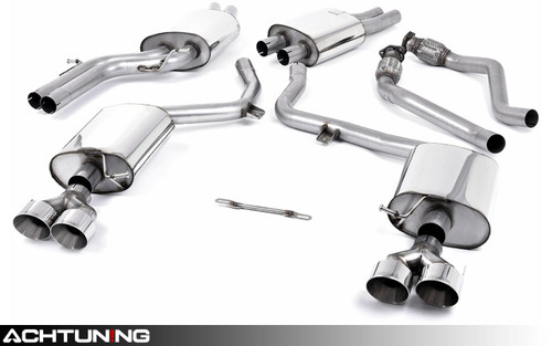Milltek SSXAU410 Full Quad Tip Street Exhaust Audi B8.5 S5