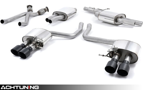 Milltek SSXAU505 Catback Quad Tip Valved Street Exhaust Audi B8 SQ5