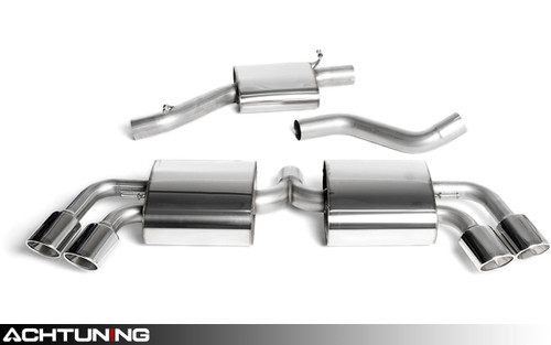 Milltek SSXAU293 Catback Quad Tip Street Exhaust Audi Mk2 TTS