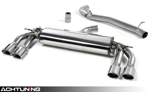 Milltek SSXAU575 Catback Quad Tip Valved Race Exhaust Audi Mk3 TTS