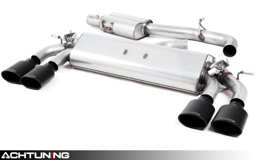 Milltek SSXVW422 Catback Quad Tip Valved Street Exhaust MW Mk7.5 Golf R