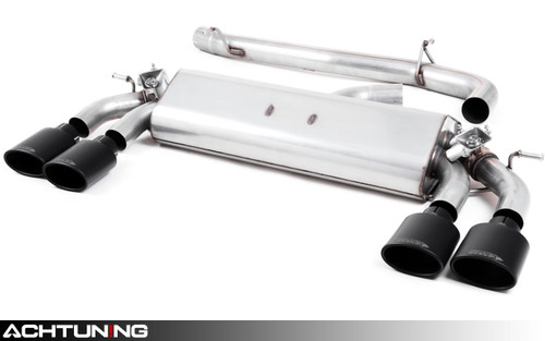 Milltek SSXVW424 Catback Quad Tip Valved Track Exhaust MW Mk7.5 Golf R