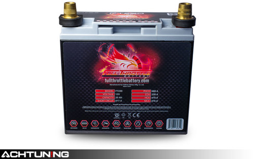 Fullriver FT230 Full Throttle High Capacity Dual Purpose AGM Battery