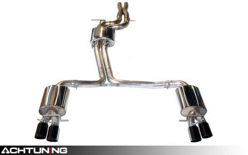 AWE Tuning 3010-43030 Catback Quad Tip Touring Exhaust Audi B8.5 S5