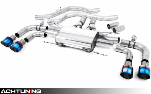 Milltek SSXAR004 Axle-back Exhaust Alfa Romeo Giulia Quadrifoglio