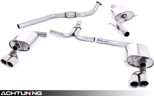 Milltek SSXAU249 Catback Exhaust Audi B8 A4 2.0T S line Quattro M/T