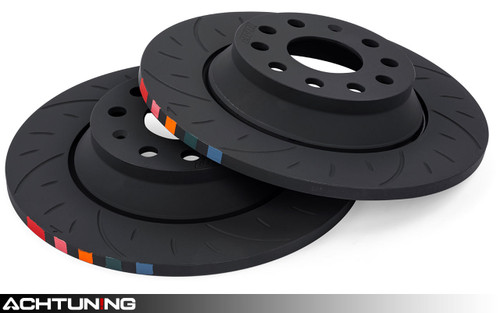 APR BRK00037 300mm Slotted Rear Brake Disc Pair Audi and VW