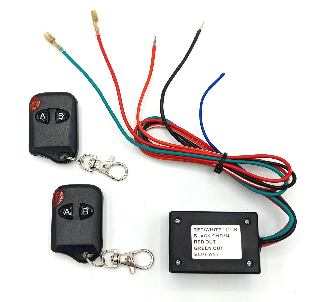 Multi-Remote Receiver operated on/off Switch