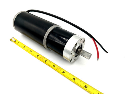 High Torque 12vdc 60RPM 12mm D Shaft Reversible 1/8hp Planetary Metal Gear Motor (PN00418-60)
