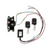 12V wireless motor reverse switch kit with 50A relay, receiver, and 2 remote keyfobs