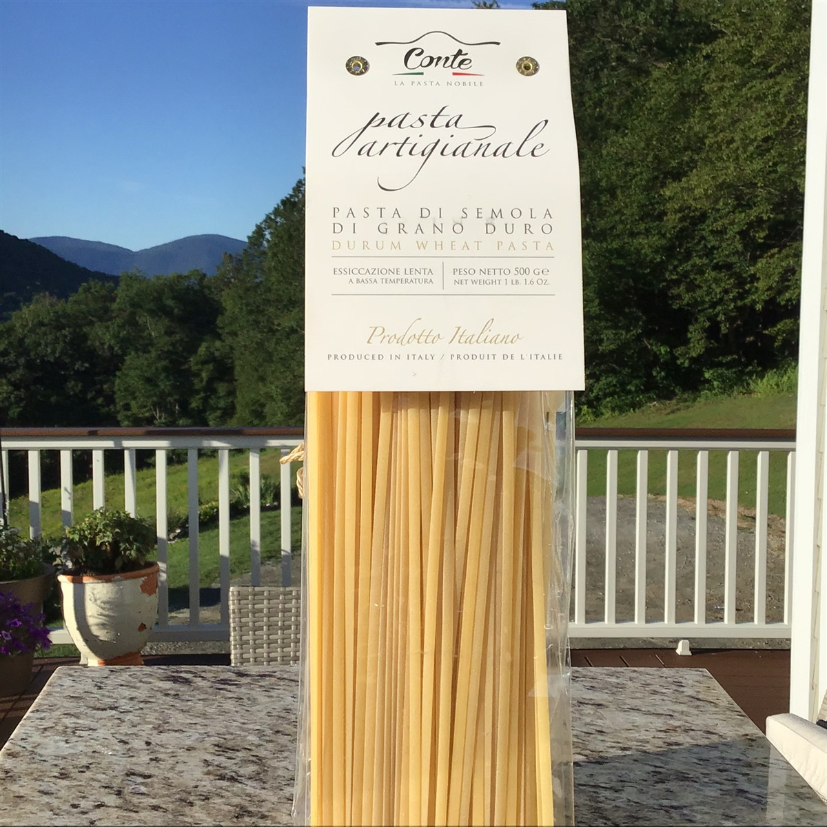 Linguine pasta imported from ItalyPasta Conte