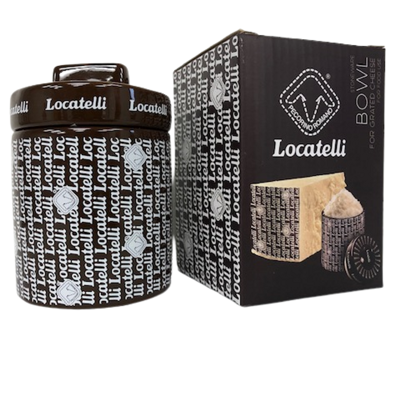 Locatelli Pecorino Romano Ceramic Storage - Fortuna's Sausage