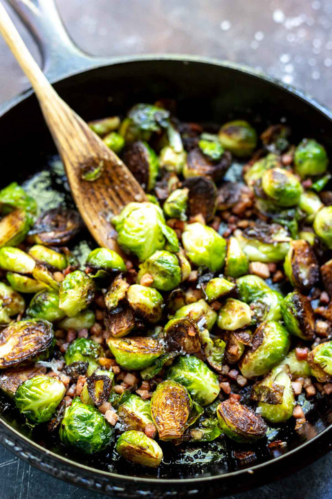 Fortuna's Pancetta and Brussel Sprouts - a family favorite