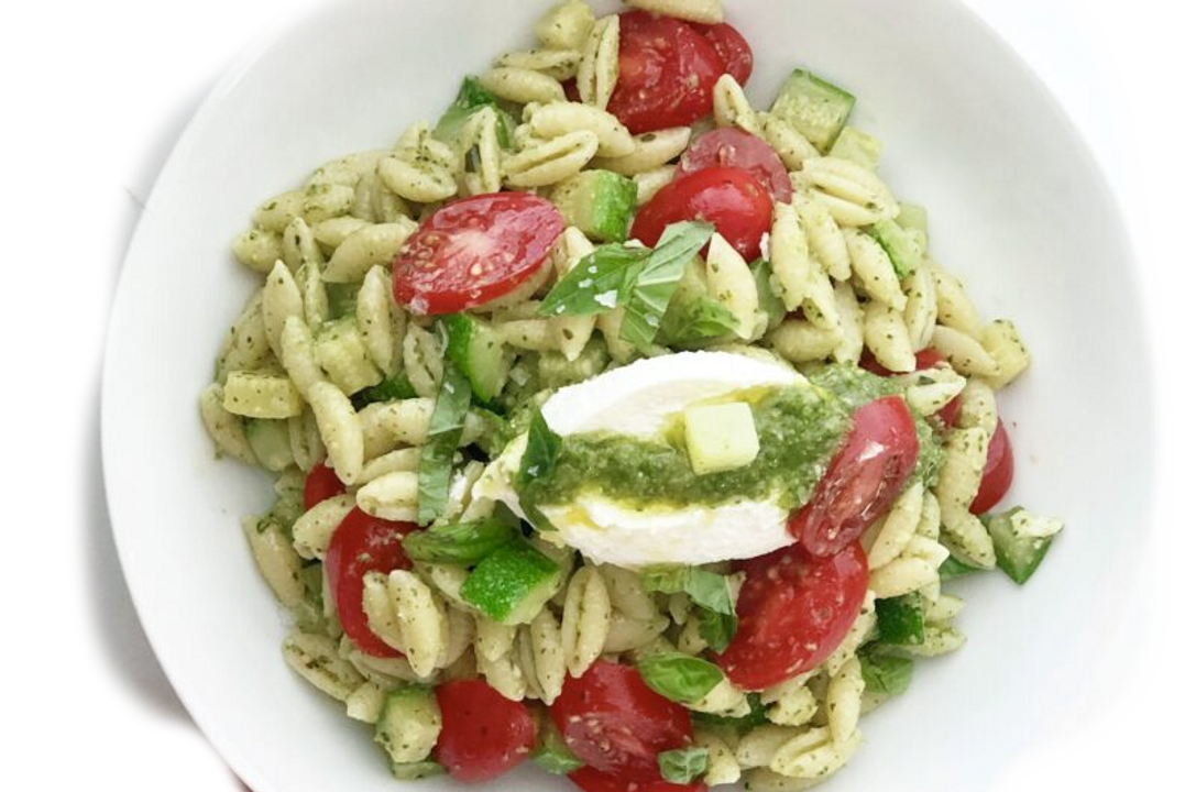 CASSULLI WITH ZUCCHINI AND ALMOND PESTO