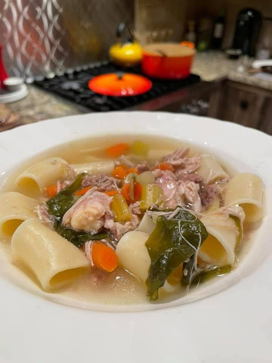 Chicken Soup with pastina, soothes the soul