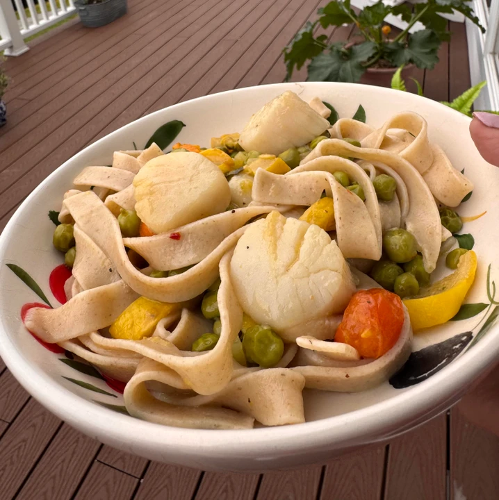 Tagliatelle Primavera , garden fresh!
