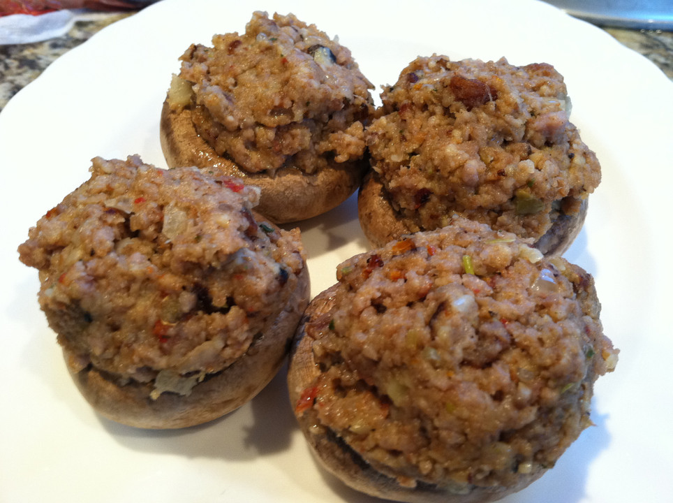 Patti’s Stuffed Mushrooms with Sausage