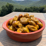 Just in from Calabria - Crushed Calabrese Green olives with hot pepper