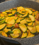 Zucchini with Calabrese Pancetta
