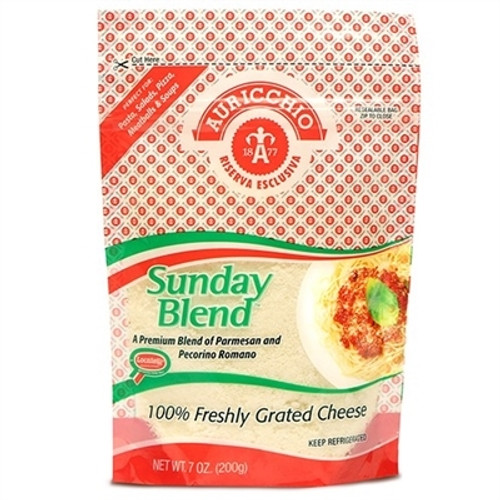Sunday Blend of Auricchio grated cheese