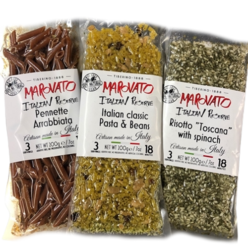 Tiberino One Pot Meal Bundle - Pennette, Cavetelli & Beans, Risotto Tuscano