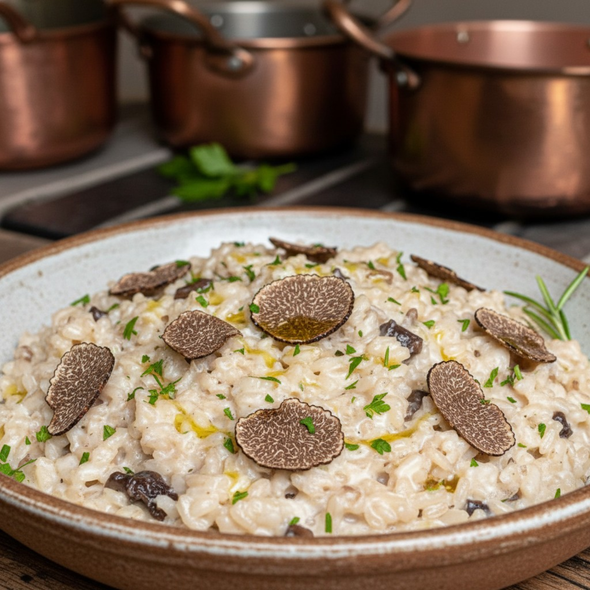 Carnaroli Rice with Truffle Slices recipe for risotto