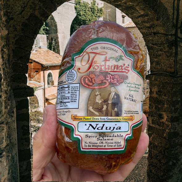 Calabrese Nduja , made in the USA with Calabrese peppers