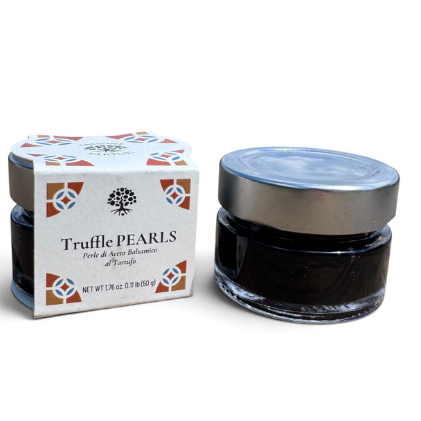 Truffle Pearls, Perle di Aceto Balsamic al Tartufo