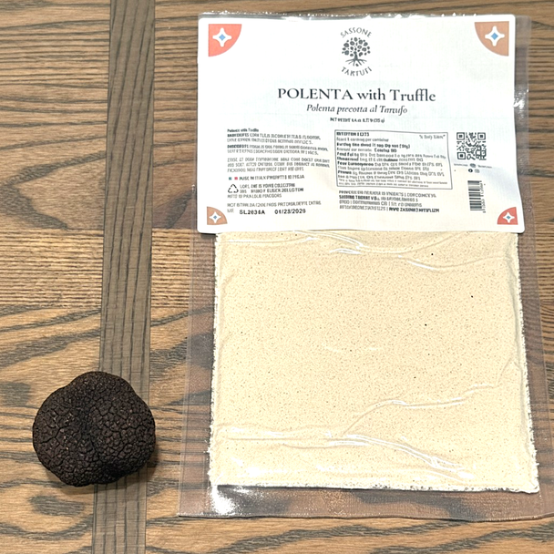 Polenta with Summer Truffles from Italy