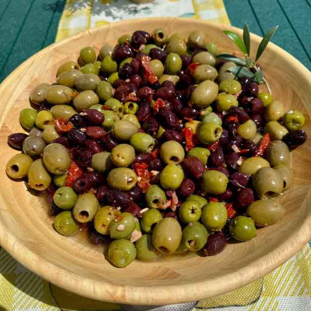 Mediterranean Olives
A majestic blend of imported olives