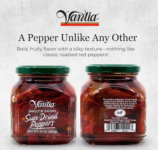 Sun Dried Roasted PEPPERS- Product of Italy Sun Dried Roasted PEPPERS- Product of Italy