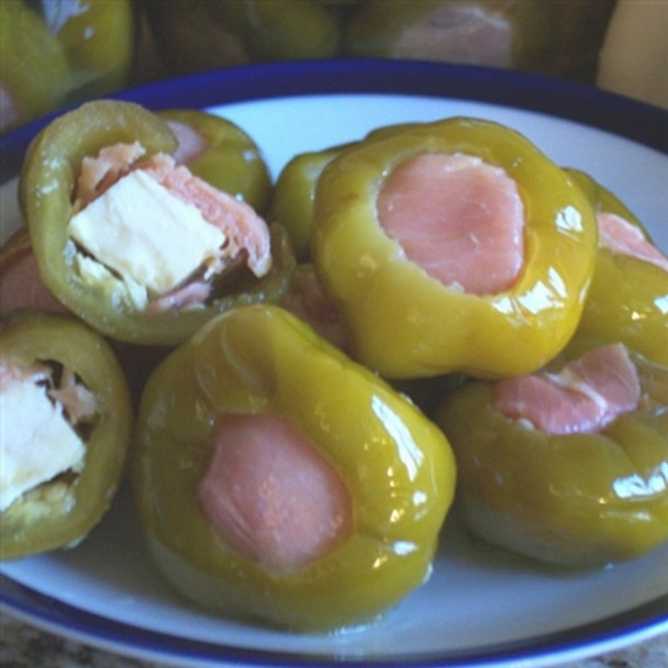 hot stuffed cherry peppers