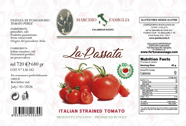 PASSATA, from Calabria- Marchio Brand